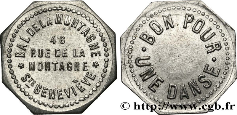 FEASTS AND COINS MINTED FOR BALLS
Type : BON POUR UNE DANSE 
Date : n.d. 
Mint n...