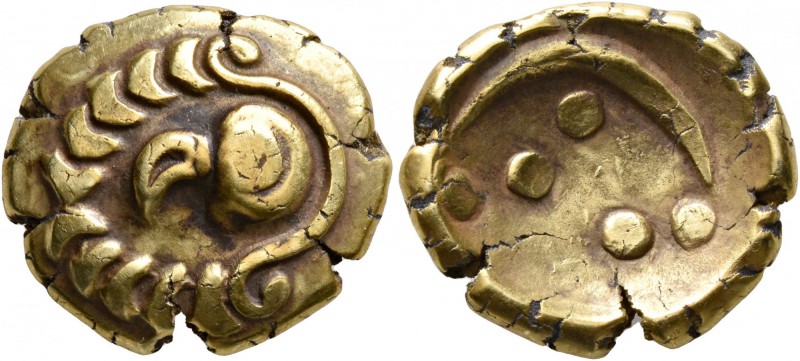 CELTIC, Central Europe. Vindelici. 2nd-1st century BC. Stater (Gold, 18 mm, 7.21...