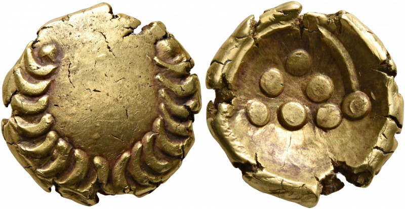 CELTIC, Central Europe. Vindelici. 1st century BC. Stater (Gold, 17 mm, 7.23 g, ...