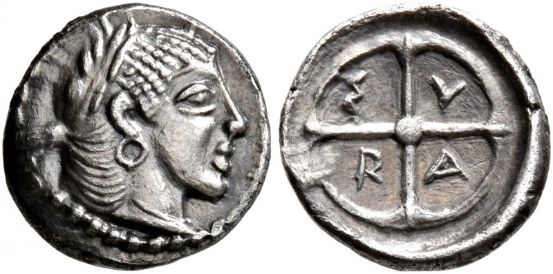 SICILY. Syracuse. Deinomenid Tyranny , 485-466 BC. Litra (Silver, 10 mm, 0.65 g,...