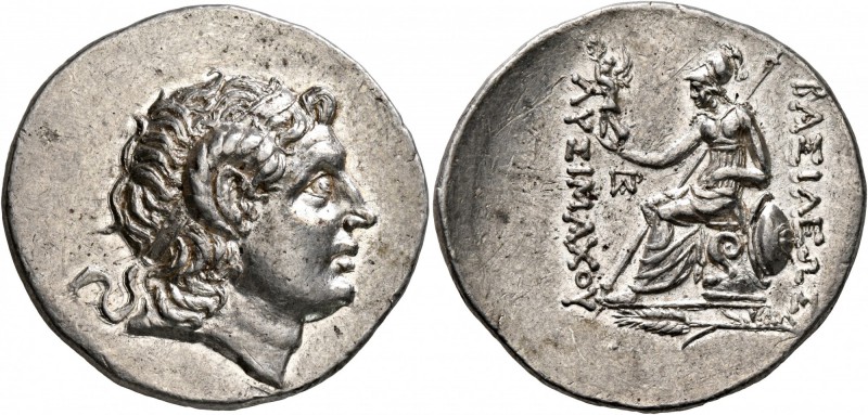 KINGS OF THRACE. Lysimachos, 305-281 BC. Tetradrachm (Silver, 32 mm, 17.12 g, 1 ...