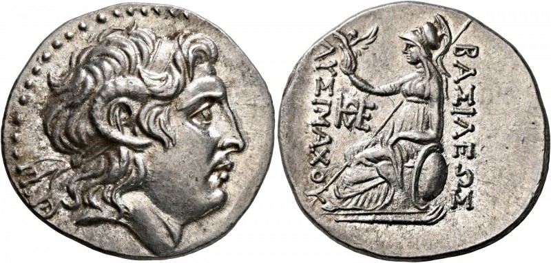 KINGS OF THRACE. Lysimachos, 305-281 BC. Tetradrachm (Silver, 31 mm, 17.20 g, 12...