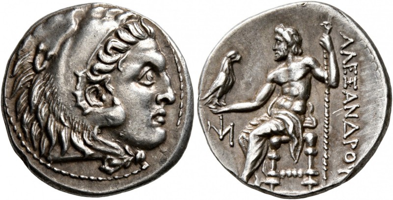 KINGS OF MACEDON. Alexander III ‘the Great’, 336-323 BC. Drachm (Silver, 19 mm, ...