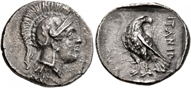 CRETE. Itanos. Circa 320-270 BC. Hemidrachm (Silver, 16 mm, 2.62 g, 6 h). Head o...