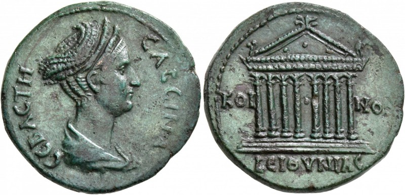 BITHYNIA. Koinon of Bithynia. Sabina , Augusta, 128-136/7. Diassarion (Bronze, 2...
