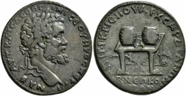 LYDIA. Sardis. Septimius Severus , 193-211. Tetrassarion (Bronze, 29 mm, 14.18 g, 7 h), Gaios Ioulios Krispos, archon, circa 193-195, but probably in ...