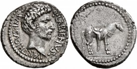 Quintus Labienus Parthicus, † 39 BC. Denarius (Silver, 18 mm, 3.70 g, 6 h), uncertain mint moving with Labienus in southeastern Asia Minor, early 40 B...