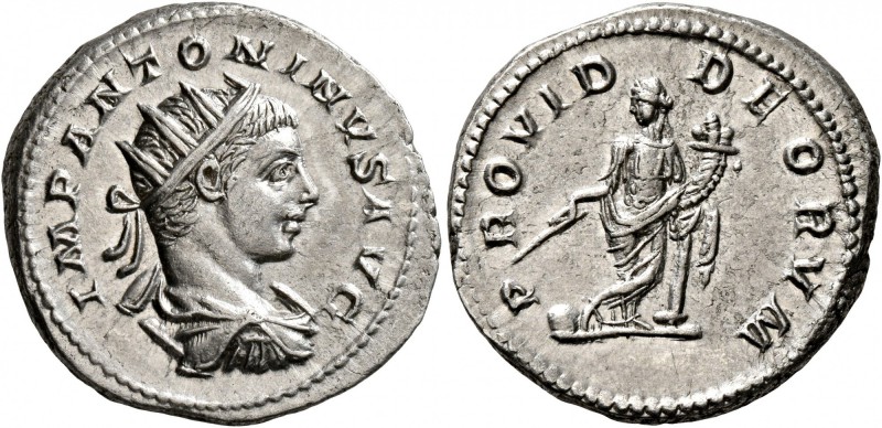 Elagabalus, 218-222. Antoninianus (Silver, 23 mm, 5.82 g, 7 h), Rome, 219-220. I...