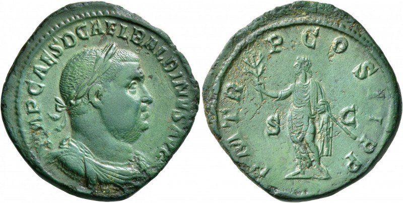 Balbinus, 238. Sestertius (Orichalcum, 32 mm, 18.33 g, 12 h), Rome, April-June 2...