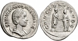 Tranquillina, Augusta, 241-244. Antoninianus (Silver, 23 mm, 4.89 g, 8 h), Rome, 241. SABINIA TRANQVILLINA AVG Diademed and draped bust of Tranquillin...