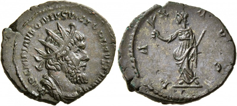 Victorinus, Romano-Gallic Emperor, 269-271. Antoninianus (Bronze, 21 mm, 2.93 g,...