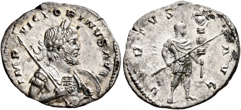 Victorinus, Romano-Gallic Emperor, 269-271. 'Denarius' (Silver, 19 mm, 1.65 g, 1...
