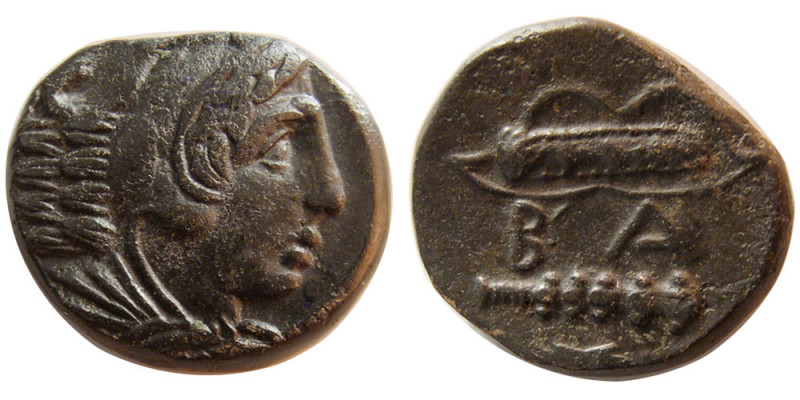 KINGS of MACEDON. Alexander III ‘the Great’. 336-323 BC. Æ Unit (5.94 gm; 18 mm)...