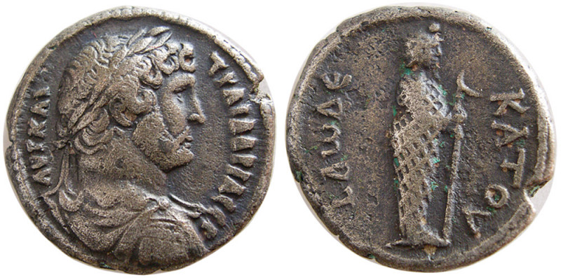 EGYPT, Alexandria. Hadrian. 117-138 AD. BI Tetradrachm (12.80 gm; 25 mm). Dated ...