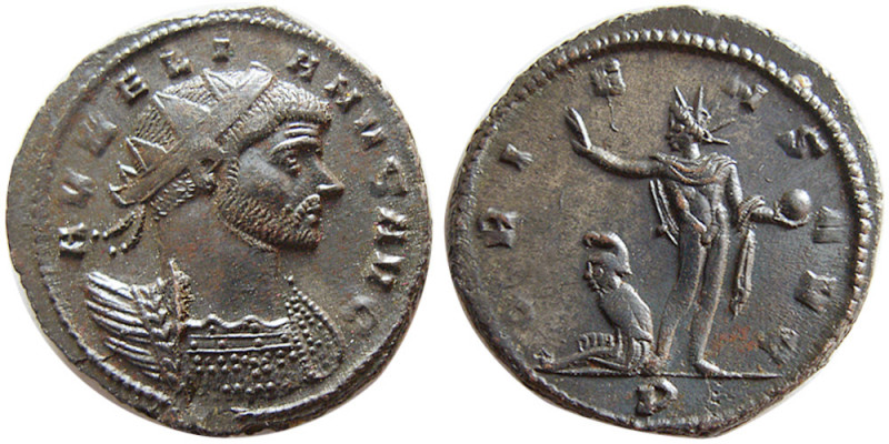 ROMAN EMPIRE. Aurelian. 270-275 AD. Silvered Antonininaus (4.48 gm; 22 mm). IMP ...