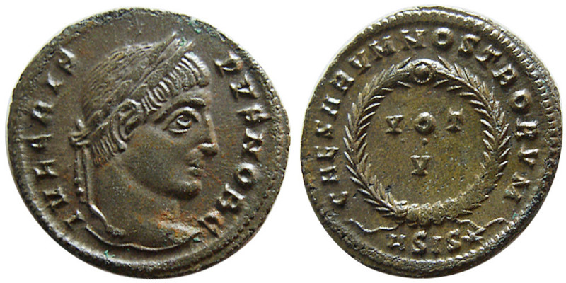 ROMAN EMPIRE. Constantine II, as Caesar. 317-337 AD. Æ Follis (2.84 gm; 20 mm). ...