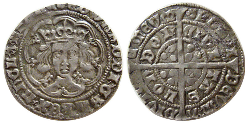 GREAT BRITAIN. Edward IV. 1471-1483 AD. Silver Groat (3.10 gm; 25 mm). House of ...