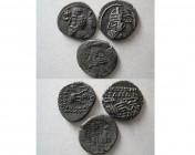 GROUP LOT of 3 Parthian Silver Drachms. Different Rulers.