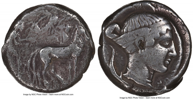 SICILY. Syracuse. Second Democracy (ca. 466-405 BC). AR tetradrachm (23mm, 16.84...