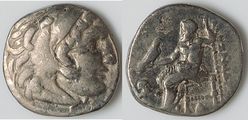 MACEDONIAN KINGDOM. Alexander III the Great (336-323 BC). AR drachm (17mm, 3.91 ...