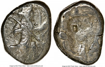 ACHAEMENID PERSIA. Xerxes II-Artaxerxes II (ca. 5th-4th centuries BC). AR siglos (16mm). NGC VF, punch mark. Lydo-Milesian standard. Sardes mint, ca. ...
