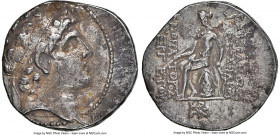 SELEUCID KINGDOM. Alexander I Balas (152/1-145 BC). AR drachm (18mm, 1h). NGC Choice VF. Antioch on the Orontes. Diademed head of Alexander I right, w...