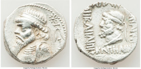 ELYMAIS KINGDOM. Kamnaskires V (ca. 54-32 BC). BI tetradrachm (25mm, 15.67 gm, 12h). XF. Seleucia ad Hedyphon. Diademed, draped bust of Kamnaskires V ...