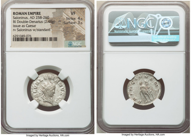 Saloninus, as Caesar (AD 258-260). BI antoninianus (22mm, 2.48 gm, 11h). NGC VF ...