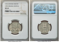 Republic Kroon 1933 MS64 NGC, KM14. 10th National song festival. 

HID09801242017

© 2022 Heritage Auctions | All Rights Reserved