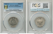 Federal Republic Mark 1968-J MS64 PCGS, Hamburg mint, KM110. 

HID09801242017

© 2022 Heritage Auctions | All Rights Reserved