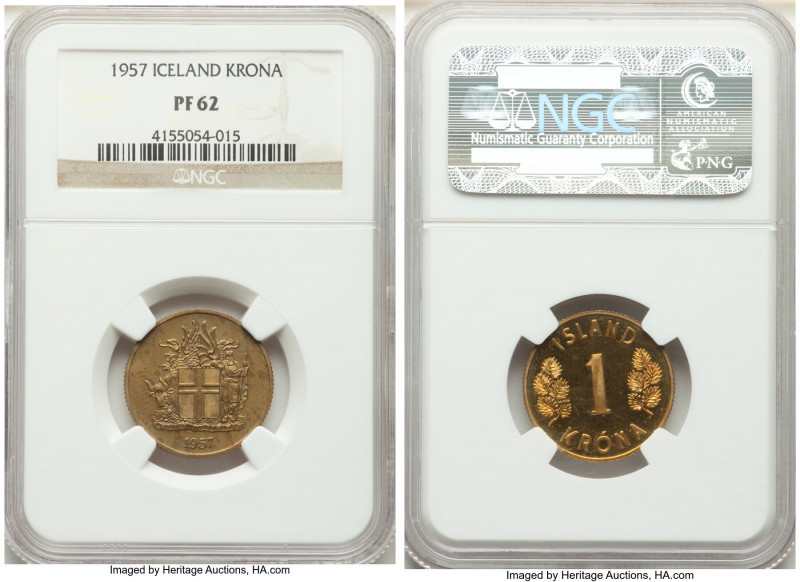 Republic Proof Krona 1957 PR62 NGC, KM12a. First year of type. 

HID0980124201...