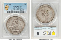 USA Administration Peso 1905-S XF45 PCGS, San Francisco mint, KM168, Allen-16.06a. Straight serif on "l" variety. 

HID09801242017

© 2022 Heritag...