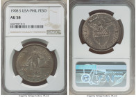 USA Administration Peso 1908-S AU58 NGC, San Francisco mint, KM172. Heavy olive-gray lead toning. 

HID09801242017

© 2022 Heritage Auctions | All...