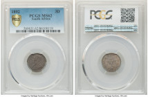 Republic 3 Pence 1892 MS62 PCGS, KM3 

HID09801242017

© 2022 Heritage Auctions | All Rights Reserved