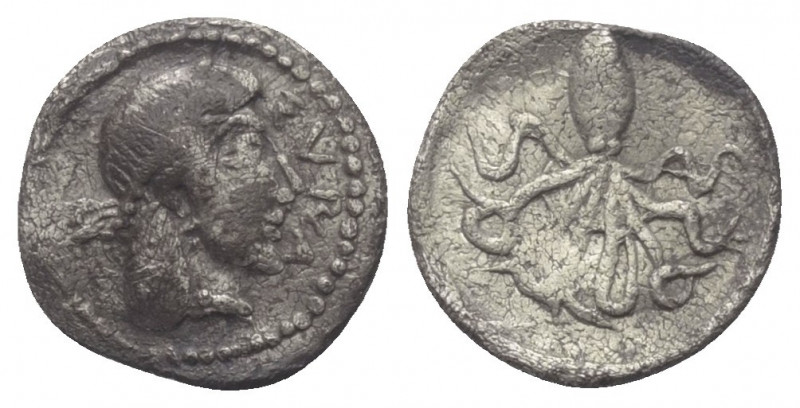 Sizilien. Syrakus. 2. Demokratie (466 - 405 v. Chr.).

 Litra (Silber). Ca. 46...