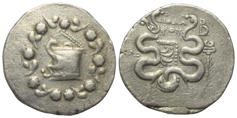 Phrygien. Laodikea.

 Cistophor (Silber). Ca. 88 - 67 v. Chr.
Vs: Cista mysti...