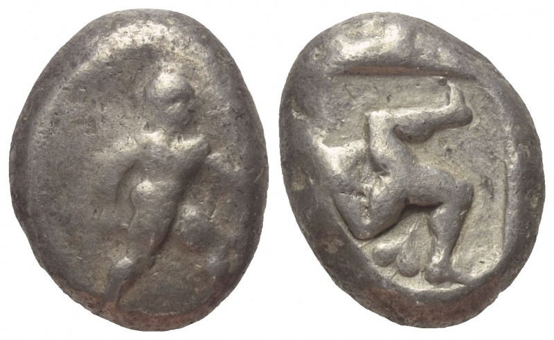 Pamphylien. Aspendos.

 Stater (Silber). Ca. 465 - 430 v. Chr.
Vs: Krieger mi...