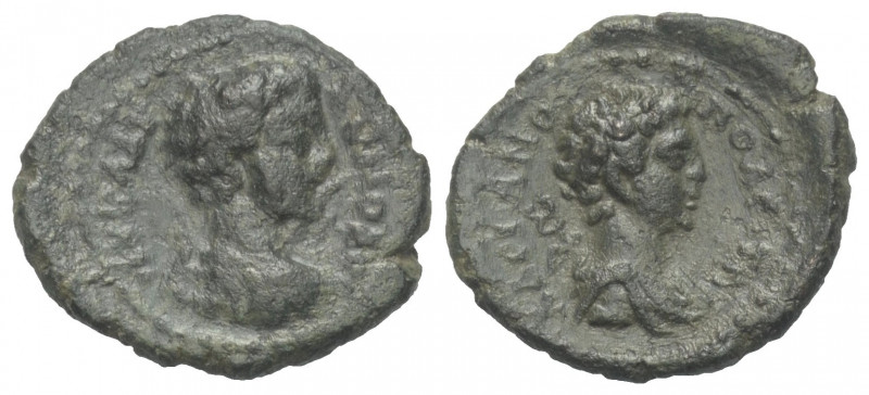 Thrakien. Hadrianopolis. Commodus (177 - 192 n. Chr.).

 Bronze.
Vs: Büste mi...