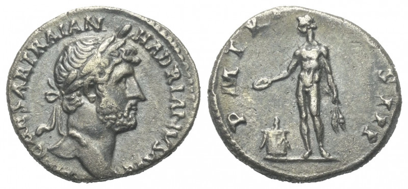 Hadrianus (117 - 138 n. Chr.).

 Denar (Silber). 119 - 122 n. Chr. Rom.
Vs: I...