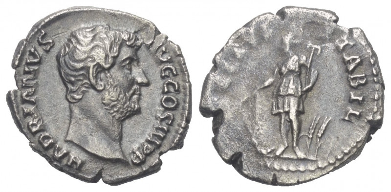 Hadrianus (117 - 138 n. Chr.).

 Denar (Silber). 133 n. Chr. Rom.
Vs: HADRIAN...