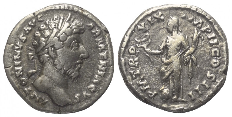 Marcus Aurelius (161 - 180 n. Chr.).

 Denar (Silber). 164 - 165 n. Chr. Rom....