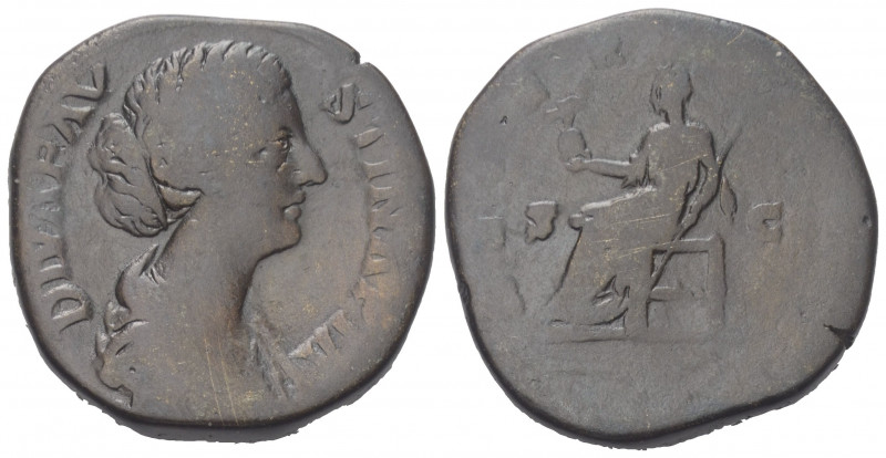 Faustina II. (gest. 176 n. Chr.). Diva Faustina II.

 Sesterz (Bronze). Nach 1...