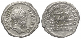 Septimius Severus (193 - 211 n. Chr.).

 Denar (Silber). 204 n. Chr. Rom.
Vs: SEVERVS PIVS AVG. Kopf mit Lorbeerkranz rechts.
Rs: INDVLGENTIA AVGG...