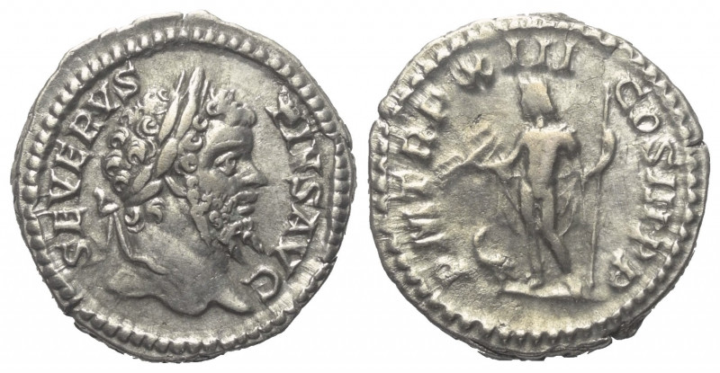 Septimius Severus (193 - 211 n. Chr.).

 Denar (Silber). 205 n. Chr. Rom.
Vs:...