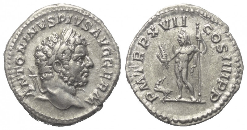 Septimius Severus (193 - 211 n. Chr.).

 Denar (Silber). 214 n. Chr. Rom.
Vs:...