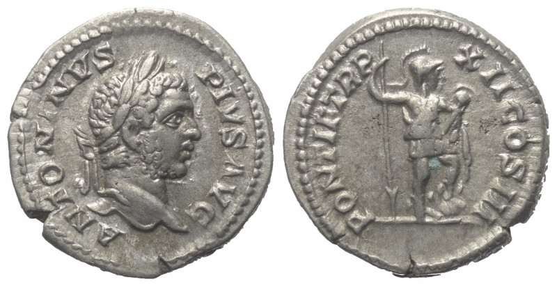 Caracalla (197 - 217 n. Chr.).

 Denar (Silber). 209 n. Chr. Rom.
Vs: ANTONIN...