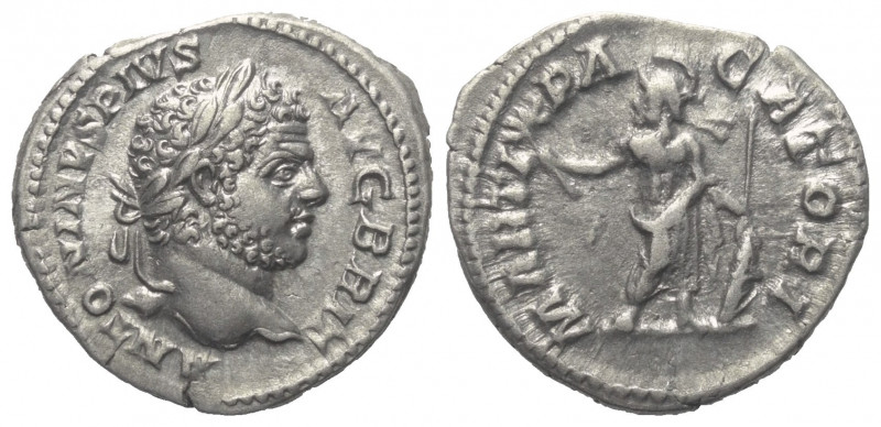Caracalla (197 - 217 n. Chr.).

 Denar (Silber). 211 n. Chr. Rom.
Vs: ANTONIN...