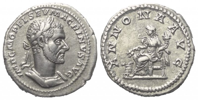 Macrinus (217 - 218 n. Chr.).

 Denar (Silber). 217 - 218 n. Chr. Rom.
Vs: IM...