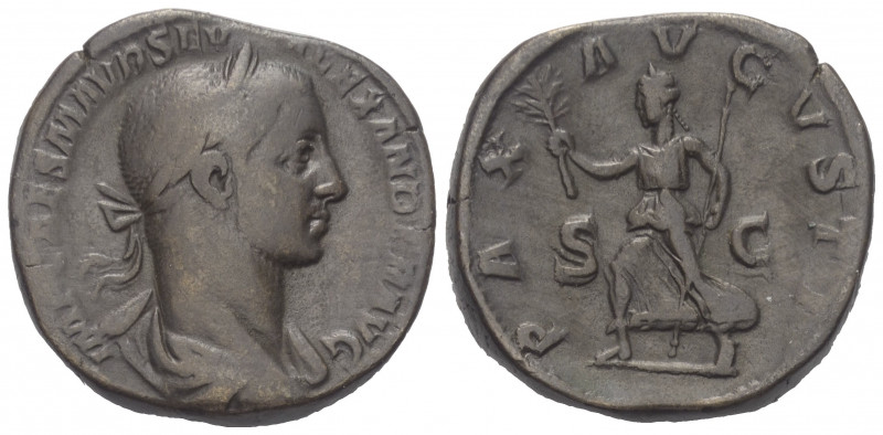 Severus Alexander (222 - 235 n. Chr.).

 Sesterz. 226 n. Chr. Rom.
Vs: IMP CA...