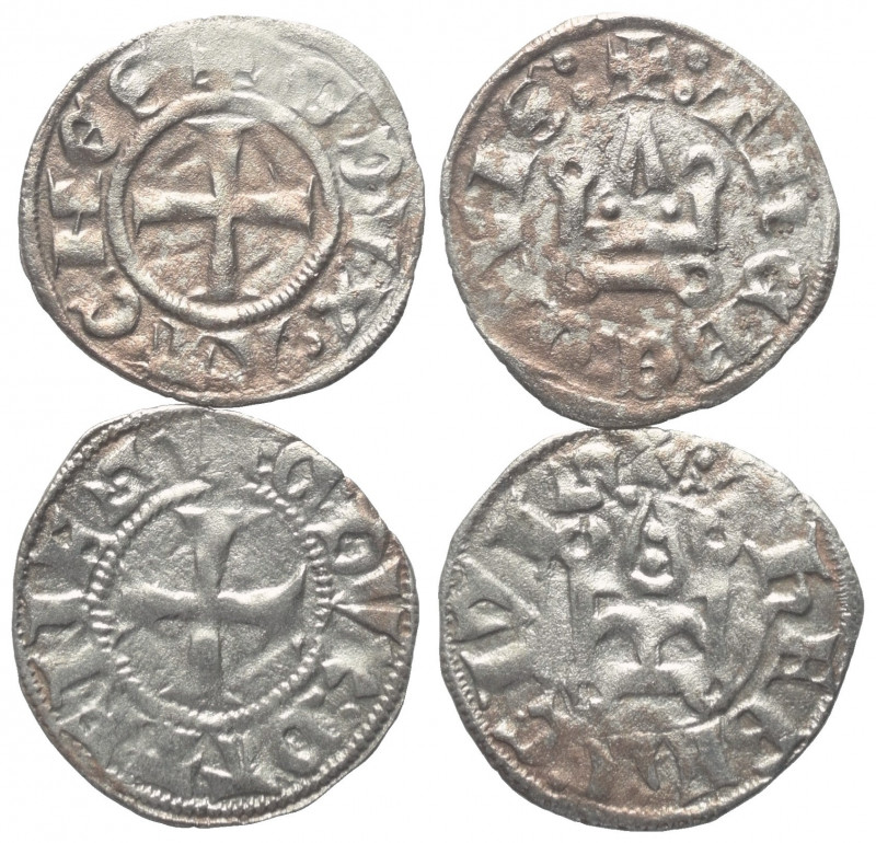 Achaia - Fürstentum. Guy I. de La Roche (1280 - 1287).

 Denar (Silber).
Lot ...